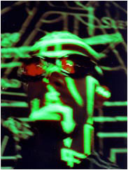 Jochen Schweizer Videokunst Lichtinstallation Projektion Kollage Compositing Klang supra-media-art Performance